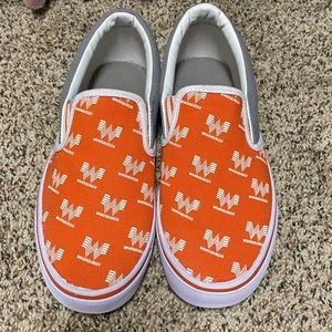 Whataburger slip on shoes!